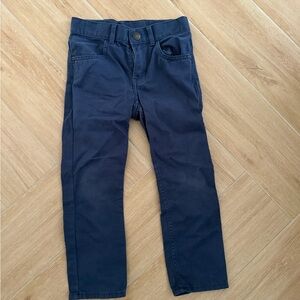 H&M Navy Stretch Twill Kids Pants